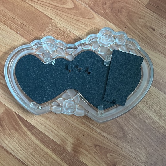 Glass 2 hearts picture frame - Picture 2 of 2